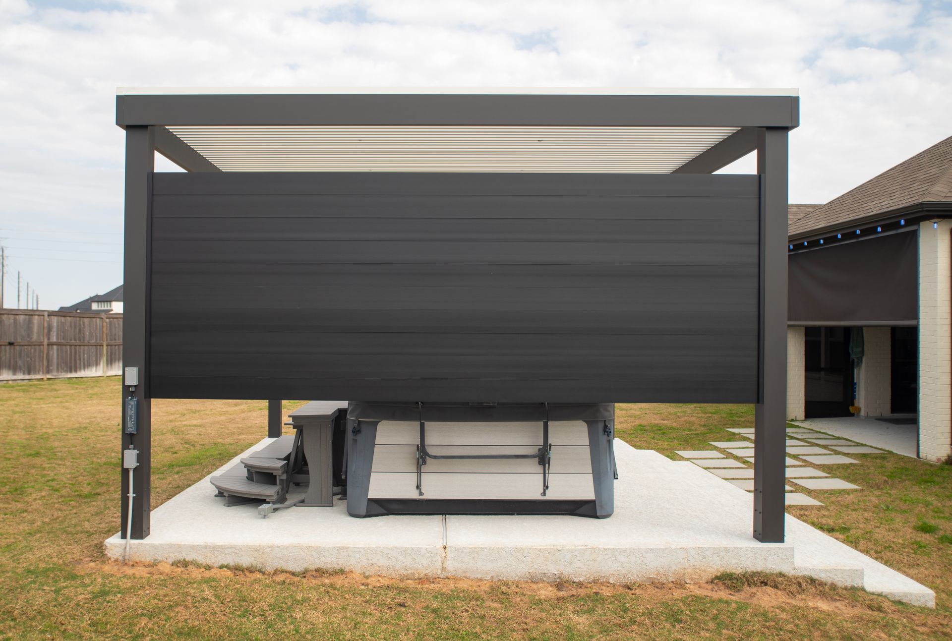 4K aluminum patio cover in Houston