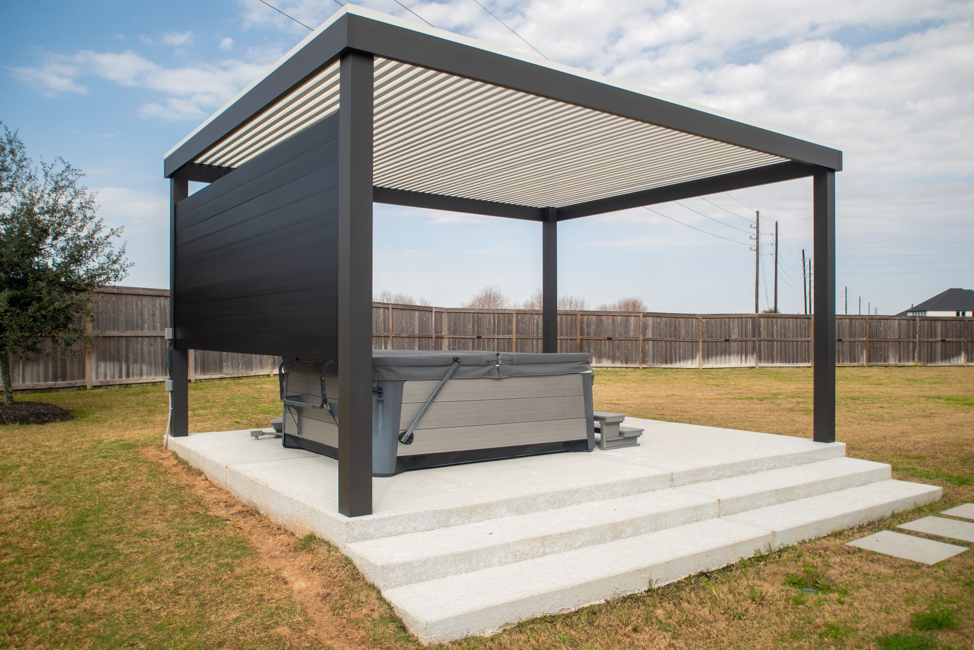 4K aluminum patio cover in Houston