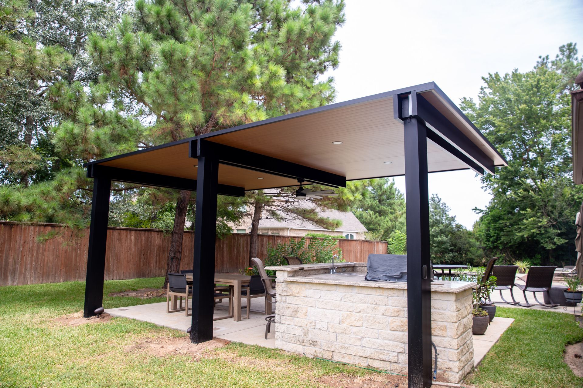 4K aluminum patio cover in Houston