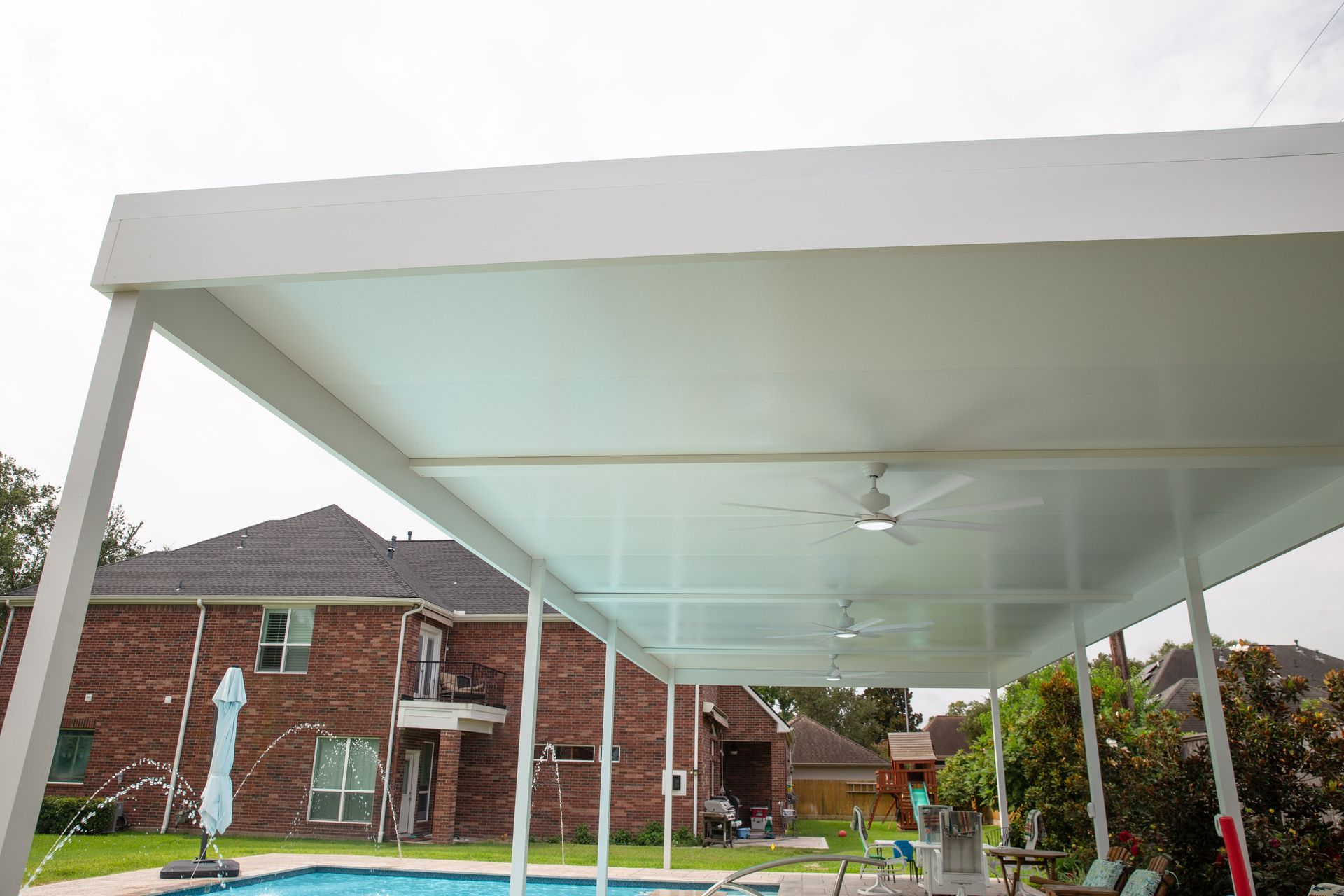 4K aluminum patio cover in Houston