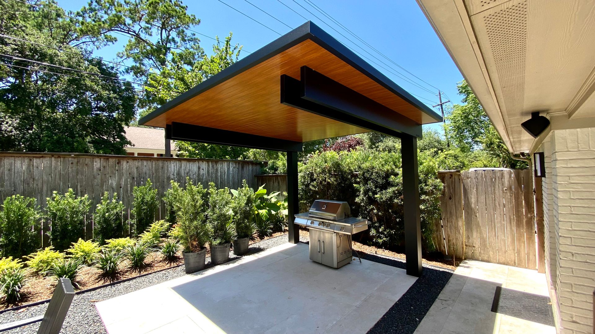 4K aluminum patio cover in Houston