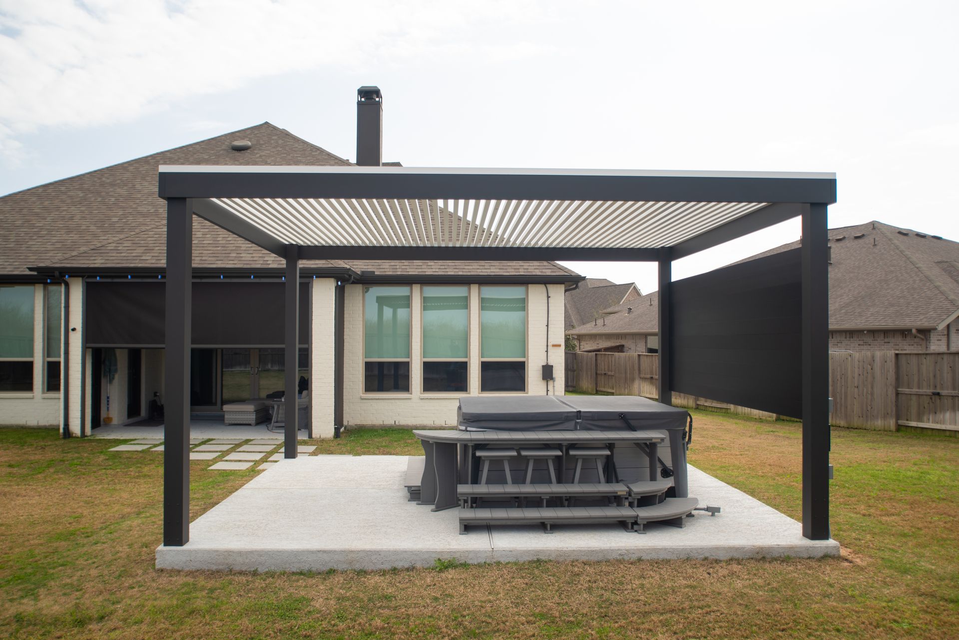 4K aluminum patio cover in Houston