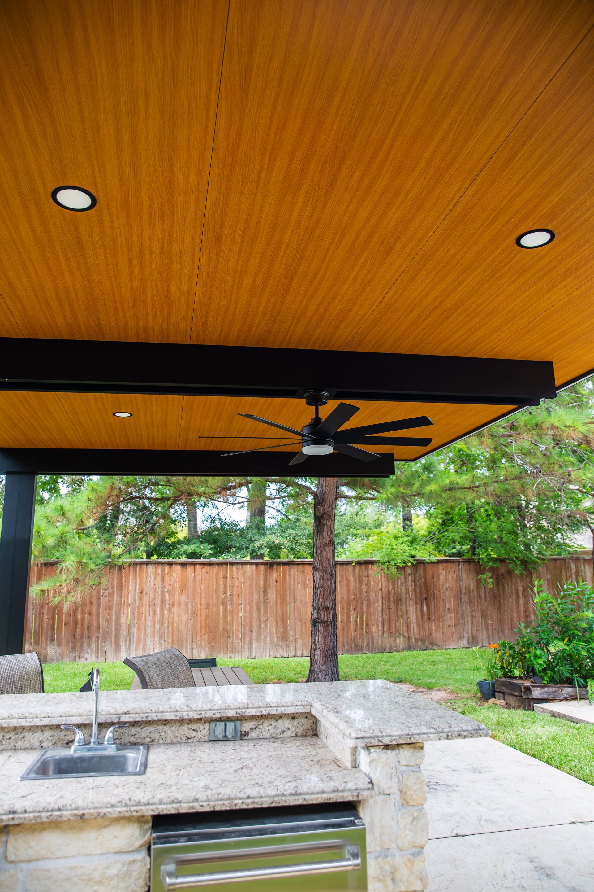 4K aluminum patio cover in Houston